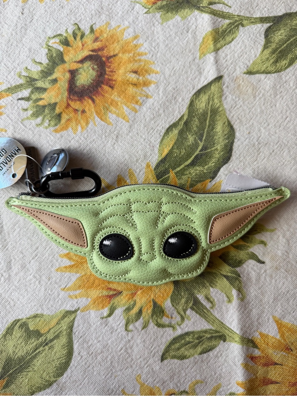 👽🪐👽 BATH & BODY WORKS STAR WARS MANDALORIAN AND GROGU COIN PURSE 👽🪐👽 NWT 👽🪐👽
